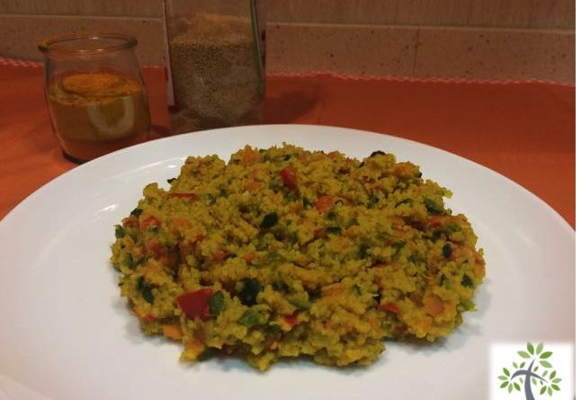 Cous-cous integral con verduras