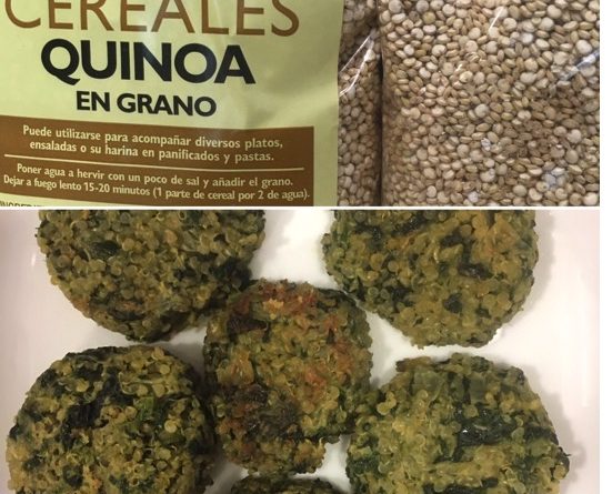 Mini hamburgueses de quinoa i espinacs